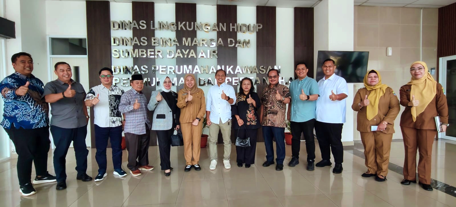 Komisi II DPRD Kota Bekasi saat kunjungan kerja ke DBMSDA