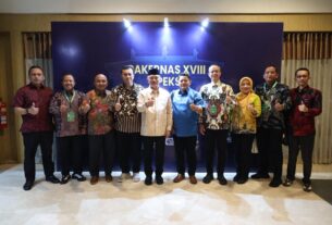 Wakil Wali Kota Bekasi Abdul Harris Bobihoe menghadiri pembukaan Rakernas XVIII APEKSI 2026 di Kota Medan.