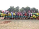 Turnamen sepak bola Soekarno Cup Kota Bekasi yang ramai penonton dan pedagang UMKM.