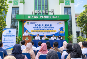 Sosialisasi juknis beasiswa pendidikan Kota Bekasi tahun 2026