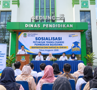 Sosialisasi juknis beasiswa pendidikan Kota Bekasi tahun 2026